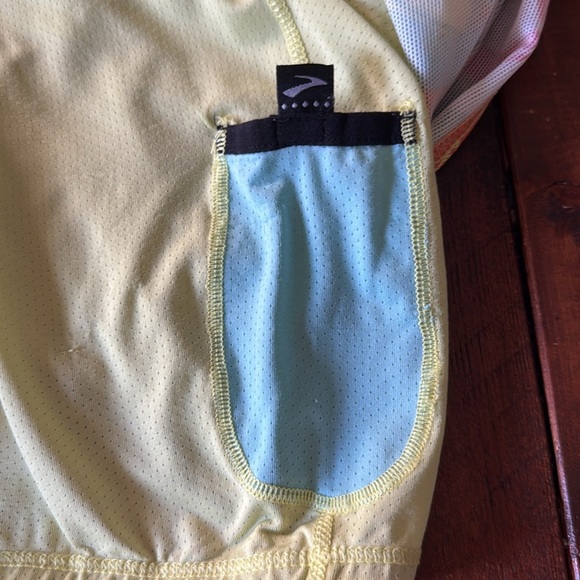 Brooks Running Skort Women's Medium Floral Multi Color Athletic Skirt - Picture 4 of 7